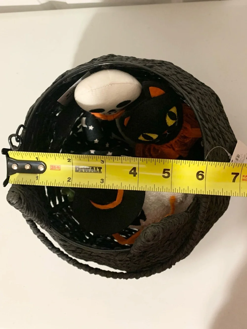 Target Black Cat Basket & 4 Figurals Plush Kitty Butterfly Skelly Frog Ghost NEW